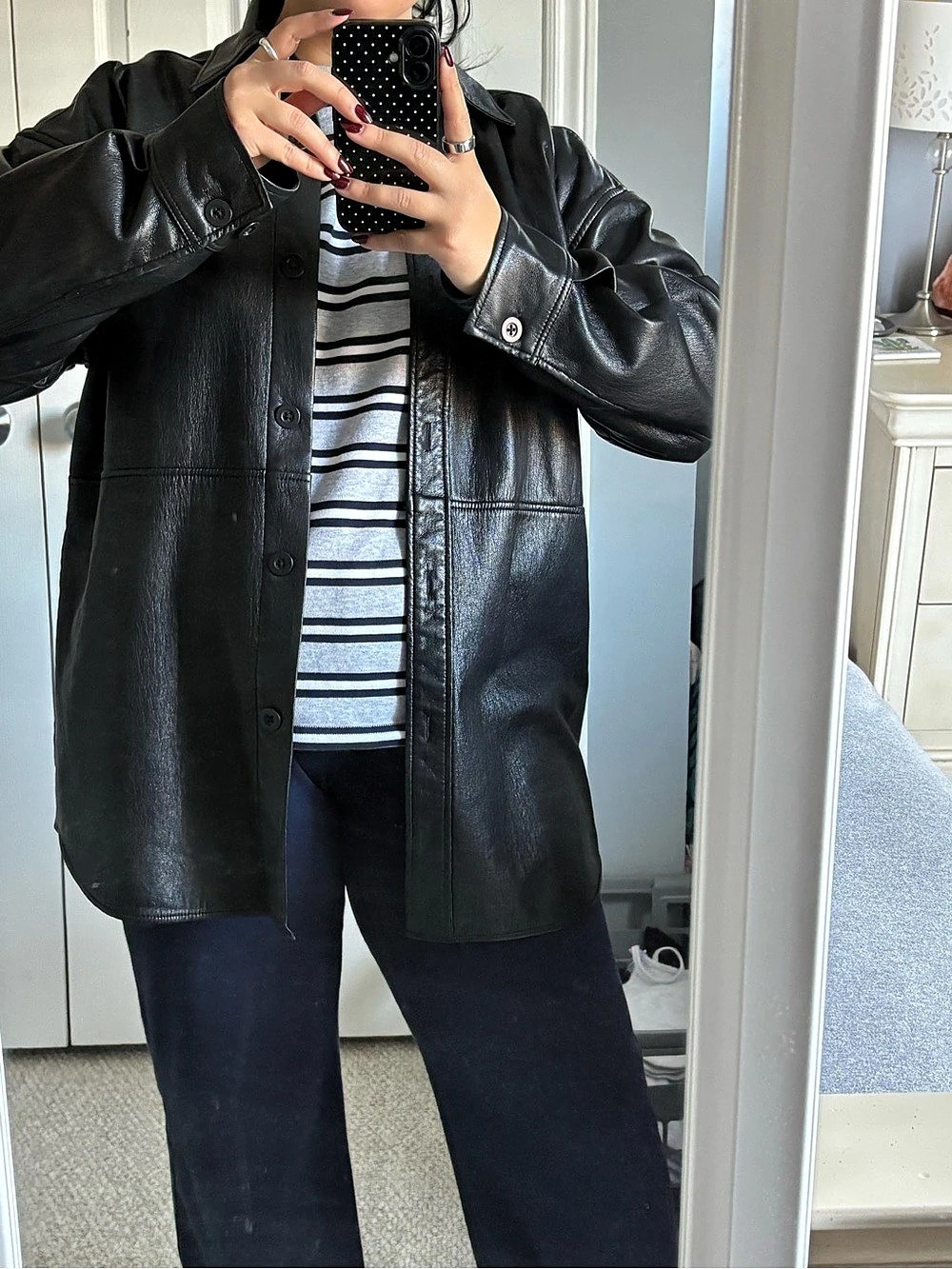 Aritzia Pelli Shirt Jacket